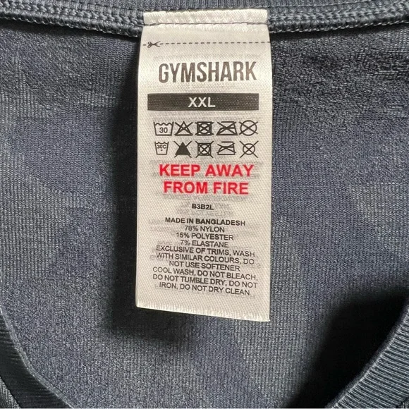 Gymshark Adapt Camouflage Seamless Long Sleeve Top NWT - Picture 5 of 6